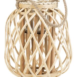 Lantaarn MAURITIUS Wilgenhout 30 cm Natuurlijk