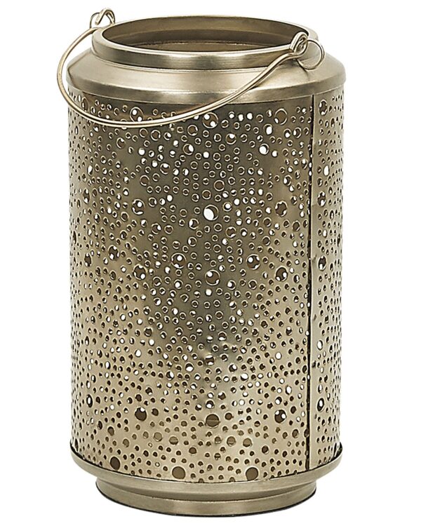 Lantaarn CORFU Metaal 25 cm Goud