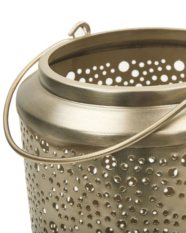Lantaarn CORFU Metaal 25 cm Goud - Image 4