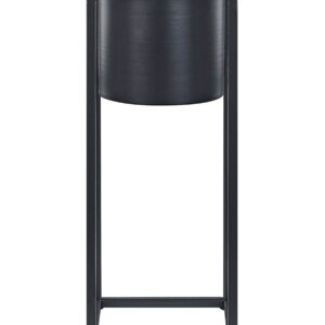 Verhoogde bloempot IDRA Metaal 15 cm Zwart