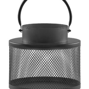 Lantaarn YAMDENA Metaal 19 cm Zwart